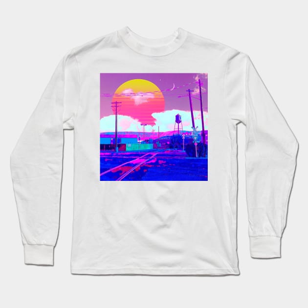 Lofi tracks Long Sleeve T-Shirt by lofi_retrowave